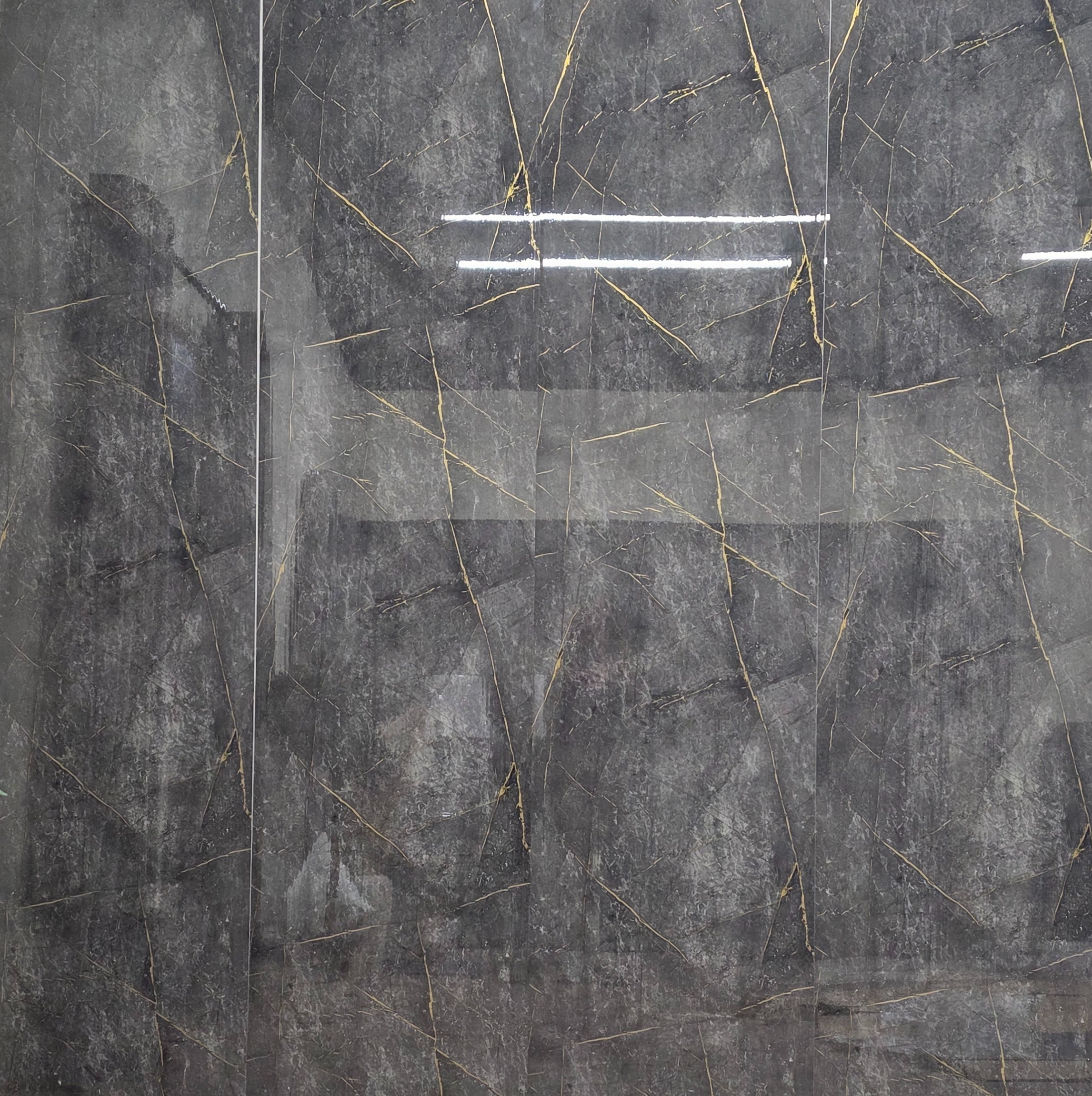 Pannello da parete Aqua Grigio Effetto Pietra 240 cm x 60 cm