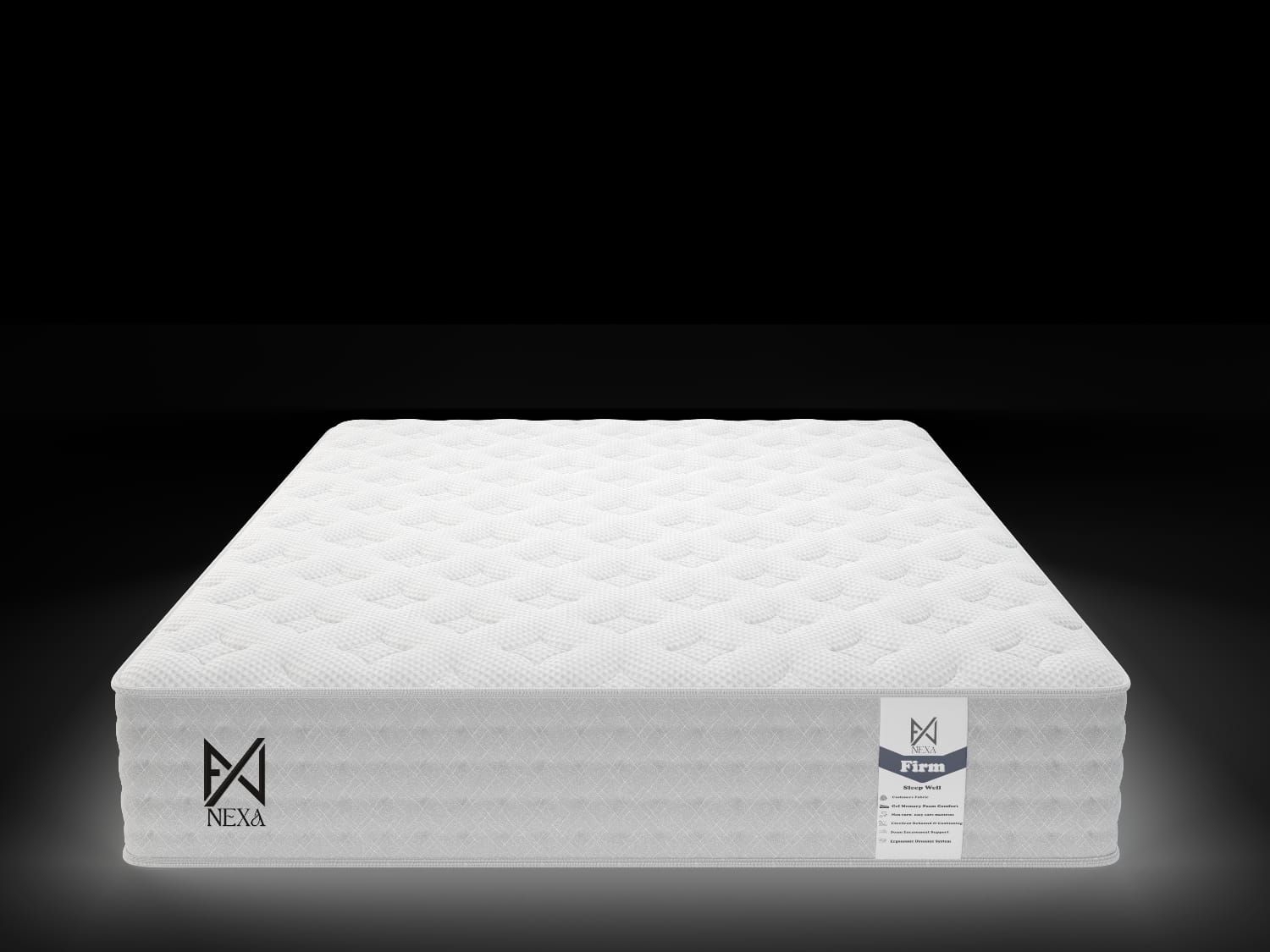 Il Materasso Pillow Top Lusso con 1000 Molle Insacchettate Nexus - Rigido