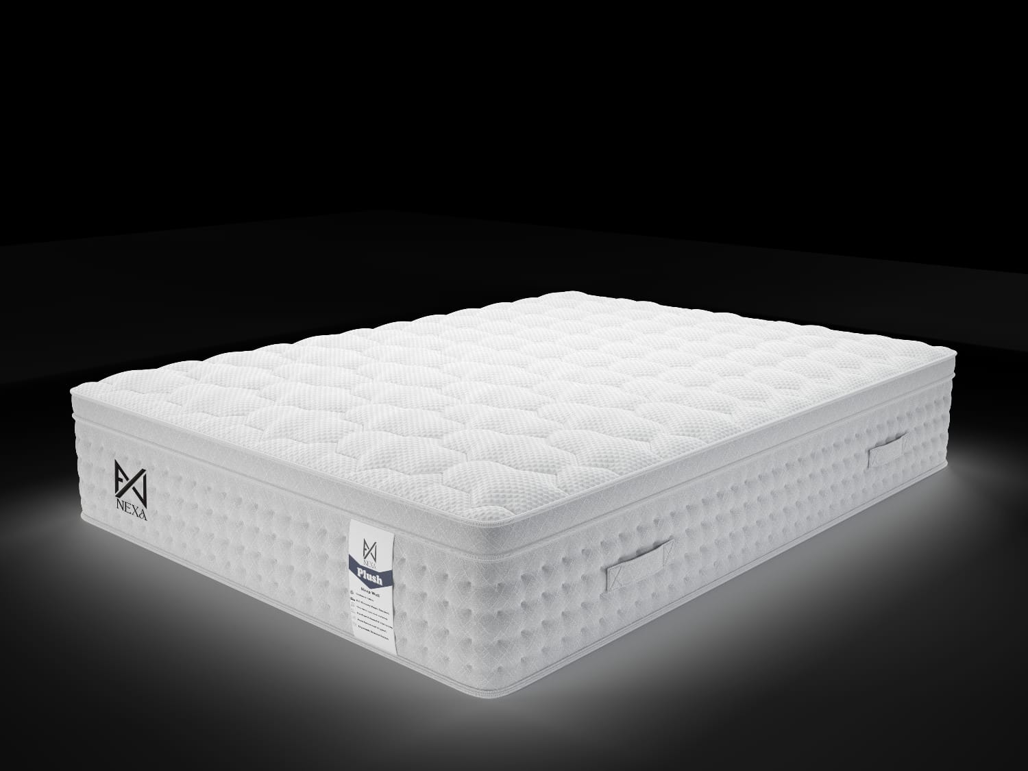 Materasso Lusso Pillow Top Nexus a Molle Insacchettate 1000 - Rigidità Media