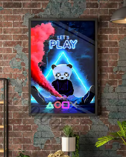 Quadri Premium - Neon Respawn: Collezione di Quadri Gamer (Disponibili in Diverse Misure)